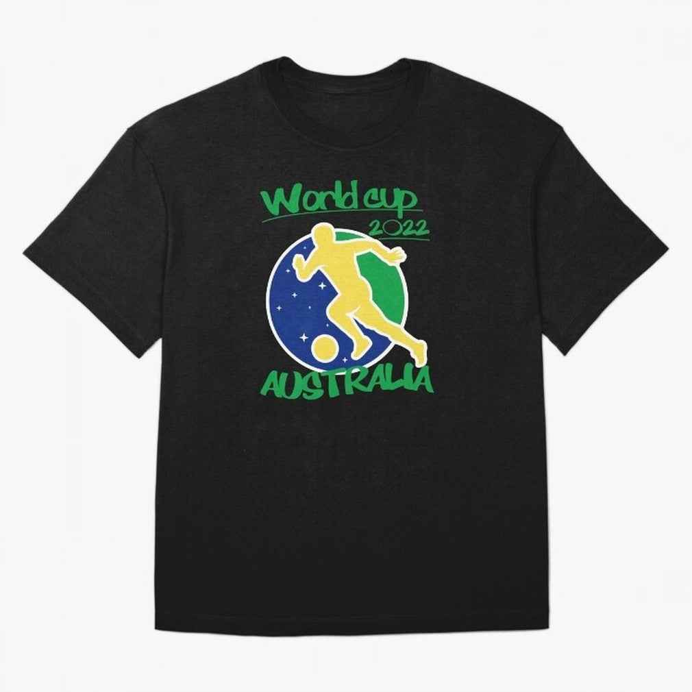 Australia World Cup 2022 Oversized T-Shirt Show Love for Legendary Goals in Match Day Hype around FIFA World Cup 2026 Group Stage, Messi and Cristiano Ronaldo, England, France and Netherlands, Sports Nostalgia, International Competition, Famous