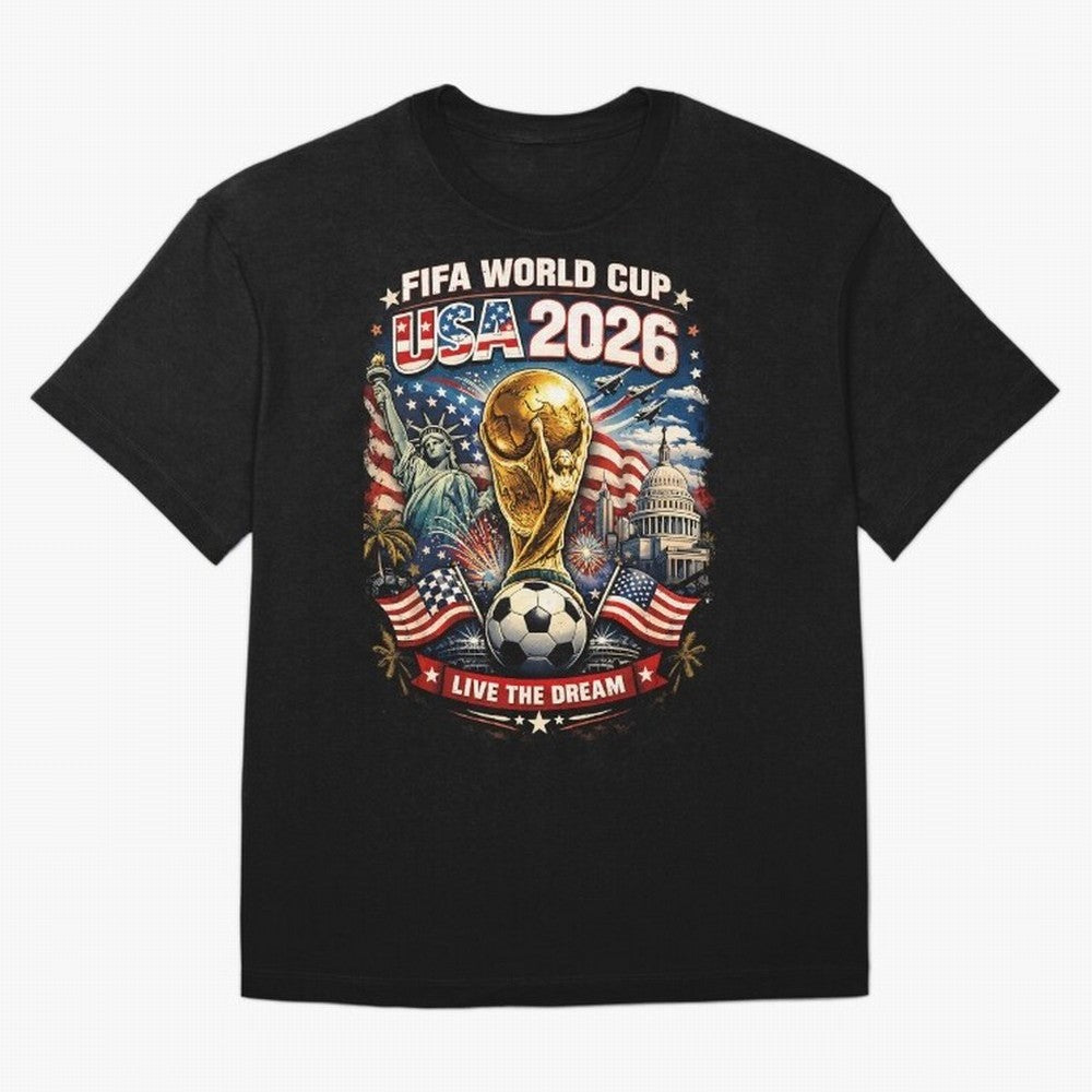 Fifa World Cup USA 2026 Colour Oversized T-Shirt Celebrate Supporters United by Global Football Passion for FIFA World Cup 2026 Group Stage, Featuring Cristiano Ronaldo, Haaland and CR7, Argentina and Brazil, Champion Mindset, Group Stage Buzz,