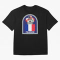 France 2026 Soccer T-shirt Oversized T-Shirt Carry the Dream of FIFA World Cup 2026 Group Stage for Fans of CR7 and Messi and England and Germany, Bringing Championship Spirit, Famous Goals, Roaring Crowds and International Football Unity; Made for