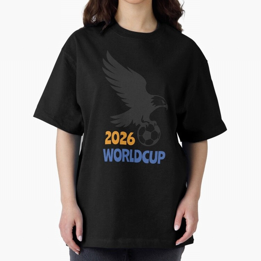 world cup 2026 Oversized T-Shirt Back Your Heroes with Match Day Hype around FIFA World Cup 2026 USA Canada Mexico, CR7 and Messi, Netherlands, Football History, Final Match Energy, Crowd Noise and Once in a Lifetime Moments; Great for Watch