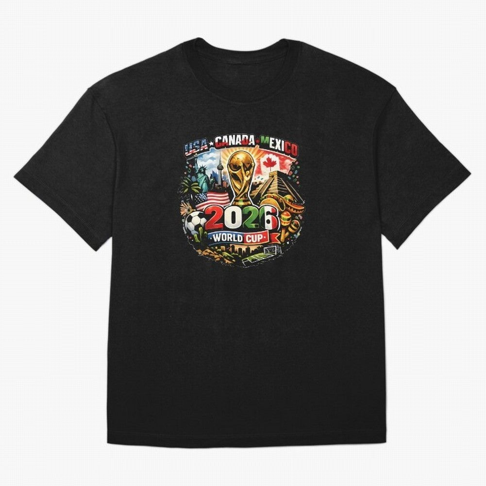 World Cup 2026 Funny Soccer Tournament 2026 T-Shirt_88656674 Oversized T-Shirt Feel the Roar of Match Day Hype around FIFA World Cup 2026, Messi and Cristiano Ronaldo, England and Germany, Sports Nostalgia, International Competition, Famous Players
