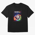 North America Soccer 2026 Soccer 26 Usa Canada Mexico Fan United 2026 Soccer Oversized T-Shirt Show Championship Spirit for Global Football Passion for FIFA World Cup 2026, with Messi, Neymar and Mbappe, Argentina, Retro Football Energy, Iconic
