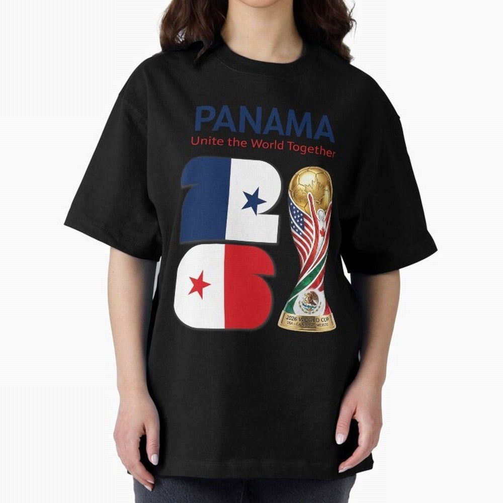 World Cup 2026, IMG 026, PANAMA 001 Oversized T-Shirt Fuel the Hype around the FIFA World Cup 2026 Journey through Haaland Highlights, England Pride, Sports Nostalgia, International Competition, Famous Players and Unforgettable Victories; Built for