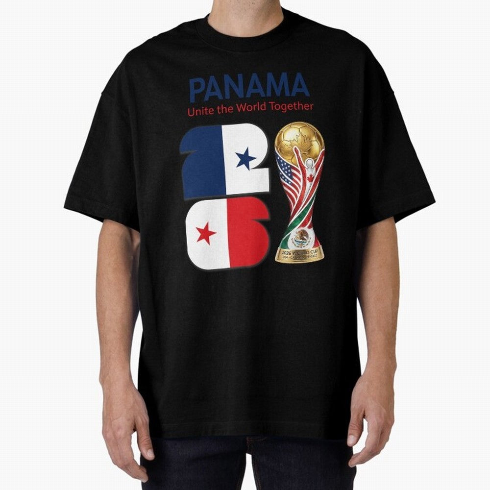 World Cup 2026, IMG 026, PANAMA 001 Oversized T-Shirt Fuel the Hype around the FIFA World Cup 2026 Journey through Haaland Highlights, England Pride, Sports Nostalgia, International Competition, Famous Players and Unforgettable Victories; Built for