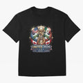 United 2026 Soccer Nations Trophy - USA Mexico Canada Mascot Art Oversized T-Shirt Fuel the Hype around FIFA World Cup 2026 Spirit, Centered on Spain and Netherlands, CR7 and Messi, Stadium Memories, Football Loyalty, International Chants and