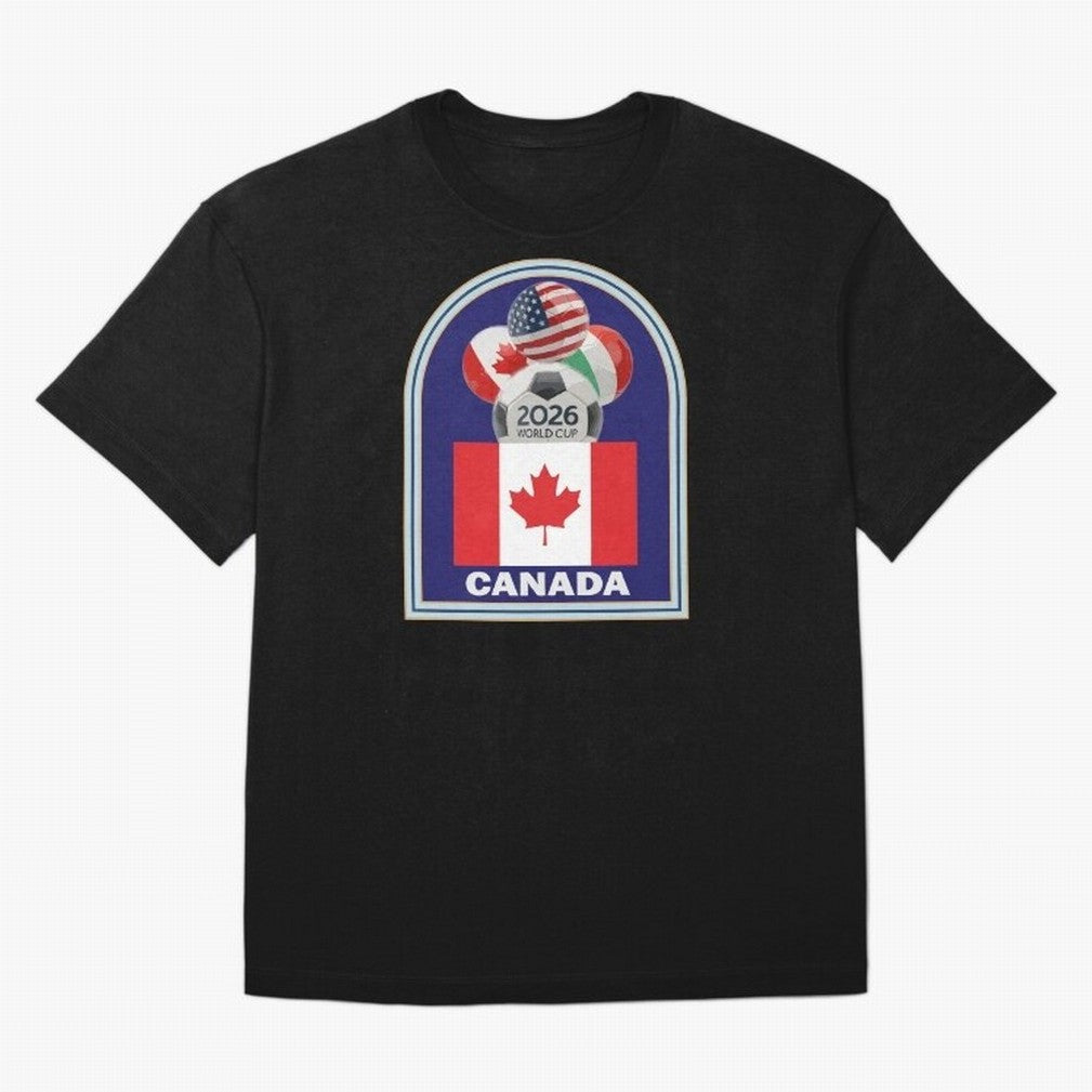 Canada 2026 Soccer T-shirt Oversized T-Shirt Bring Legendary Rivalry Energy to the FIFA World Cup 2026 USA Canada Mexico Journey through Haaland and Mbappe Highlights, Netherlands Pride, Fan Favorite Moments, National Team Passion, Big Match Drama