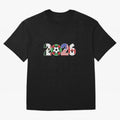 North American Soccer Spirit Team 2026 T-Shirt_82770209 Oversized T-Shirt Bring Match Day Fire to the FIFA World Cup 2026 Journey through Mbappe and Neymar Highlights, Argentina, France and Brazil Pride, Stadium Memories, Football Loyalty,