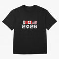 Glitched United 2026 Cup - North America Emblem Part 2 T-Shirt_82924673 Oversized T-Shirt Experience the Global Stage of FIFA World Cup 2026 USA Canada Mexico for Fans of Messi, Neymar and Mbappe and France and Portugal, Bringing Stadium Chants,
