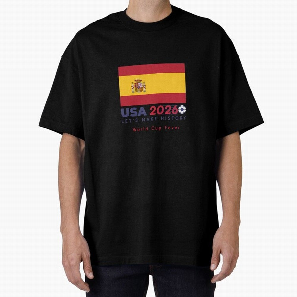 Usa 2026 World Cup Americas Football. Oversized T-Shirt Celebrate National Team Dreams in FIFA World Cup 2026 USA Canada Mexico Spirit, Featuring England, Messi, Championship Spirit, Famous Goals, Roaring Crowds and International Football Unity;