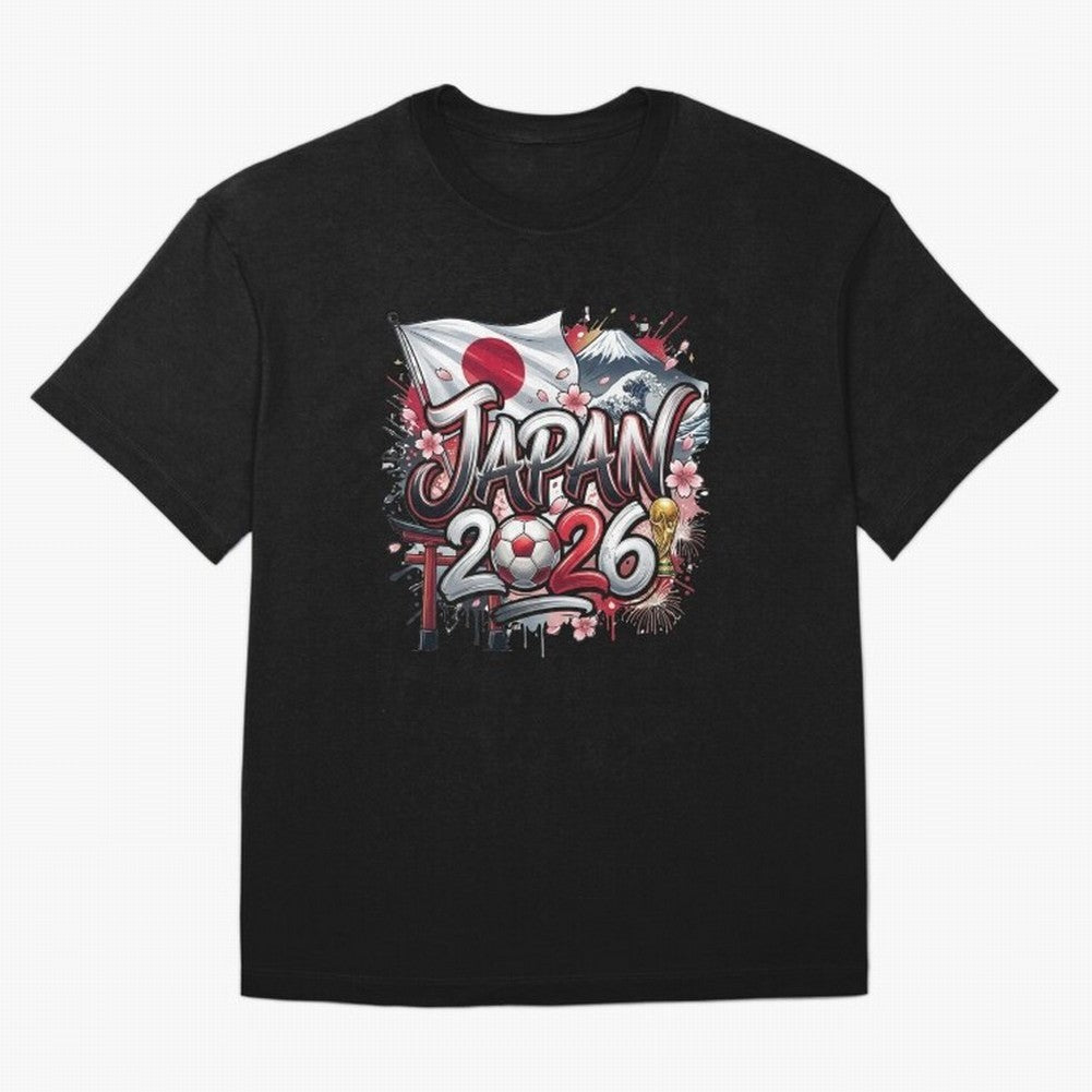 Japan World Cup 2026 Football Legacy Oversized T-Shirt Experience the FIFA World Cup 2026 Group Stage Journey through Messi and Cristiano Ronaldo Highlights, Argentina and Brazil Pride, Soccer Culture, Superstar Moments, National Team Dreams and