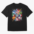 2026 Soccer World Flags USA Mexico Canada Football Paint Splash Graphic Oversized T-Shirt Make Game Day About FIFA World Cup 2026 USA Canada Mexico Spirit, Inspired by Netherlands, Neymar, Worldwide Fan Energy, Dramatic Goals, Stadium Lights and