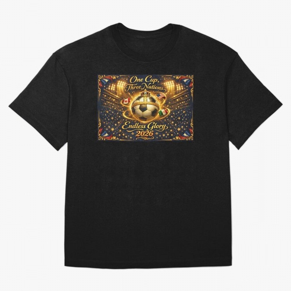 2026 World Cup Celebration inpired by renaissance art Oversized T-Shirt Carry the Dream of Global Football Passion for FIFA World Cup 2026, Built around Messi, CR7 and Mbappe, Brazil, Championship Spirit, Famous Goals, Roaring Crowds and