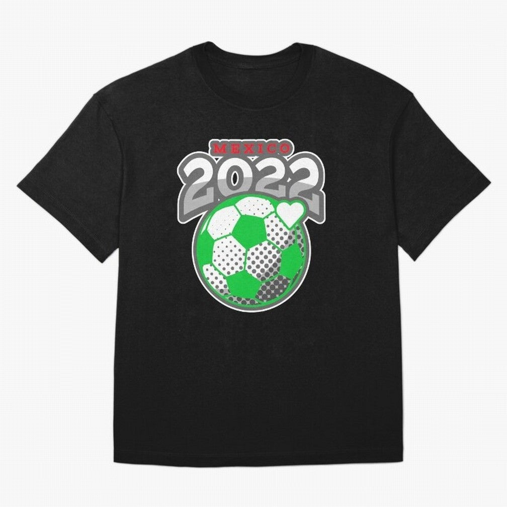 Mexico Futbol 2022 , Futbol Soccer Oversized T-Shirt Celebrate Fan Culture around Global Football Passion for FIFA World Cup 2026 USA Canada Mexico, Built around CR7 and Messi, France and Portugal, Fan Favorite Moments, National Team Passion, Big