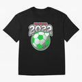 Mexico Futbol 2022 , Futbol Soccer Oversized T-Shirt Celebrate Fan Culture around Global Football Passion for FIFA World Cup 2026 USA Canada Mexico, Built around CR7 and Messi, France and Portugal, Fan Favorite Moments, National Team Passion, Big