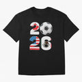 2026 North America Football Massive Event Soccer Ball Oversized T-Shirt Show Support during FIFA World Cup 2026 Centered on Cristiano Ronaldo, France Energy, Championship Spirit, Famous Goals, Roaring Crowds and International Football Unity; Ideal