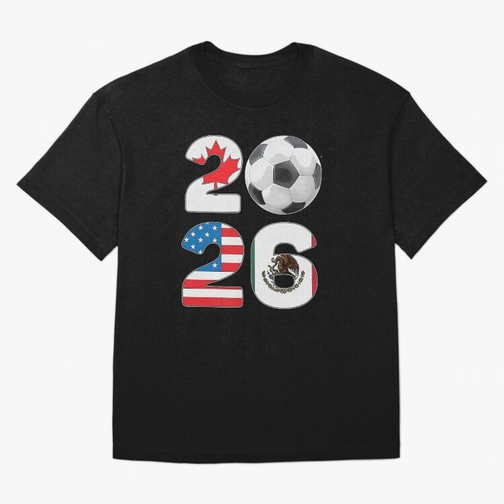 2026 North America Football Massive Event Soccer Ball Oversized T-Shirt Show Support during FIFA World Cup 2026 Centered on Cristiano Ronaldo, France Energy, Championship Spirit, Famous Goals, Roaring Crowds and International Football Unity; Ideal