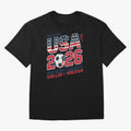 USA Soccer 250 Years 1776 -2026 Oversized T-Shirt Join Supporters Worldwide for FIFA World Cup 2026 Spirit, Driven by Brazil, Portugal and Argentina, CR7 and Messi, Game Day Rituals, Football Legends, Country Pride and the Road to the Final;