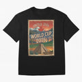 United 2026 World Cup ¨C Vintage North America Soccer Poster Oversized T-Shirt Show Championship Spirit for Match Day Hype around FIFA World Cup 2026 USA Canada Mexico, Messi, Neymar and Mbappe, England, Stadium Chants, National Pride, Trophy