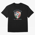 North America United Soccer 2026 Vintage Crest Oversized T-Shirt Bring Legendary Rivalry Energy to Global Football Passion for FIFA World Cup 2026 USA Canada Mexico, with Messi, Neymar and Mbappe, England, France and Netherlands, Stadium Memories,