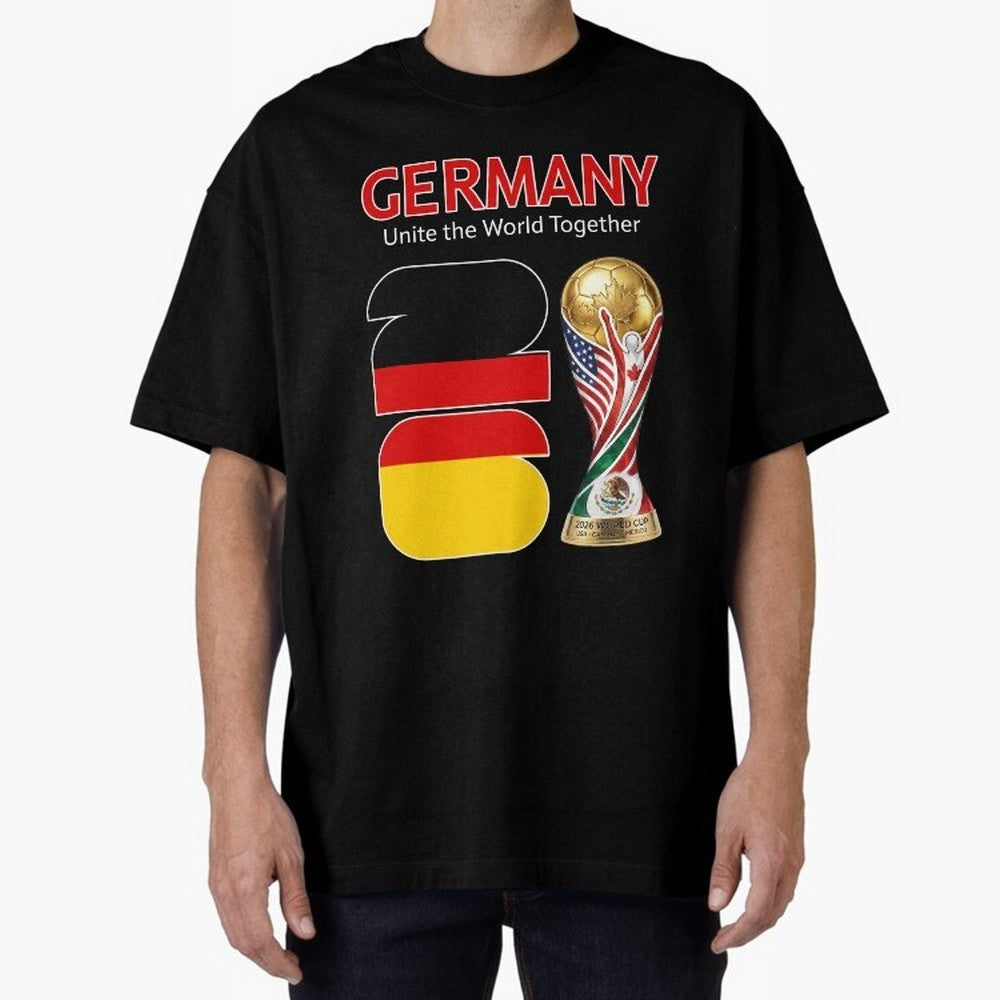 World Cup 2026, IMG 031, GERMANY 001 Oversized T-Shirt Remember FIFA World Cup 2026 for Fans of Haaland and Spain, Bringing Football History, Final Match Energy, Crowd Noise and Once in a Lifetime Moments; Perfect for Supporters Who Want Bold