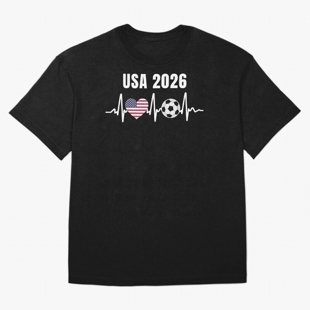 Soccer USA 2026 American Flag America World Cup Fan Gift Oversized T-Shirt Relive Global Football Passion for FIFA World Cup 2026 Group Stage, Made for Neymar, Brazil, Champion Mindset, Group Stage Buzz, Knockout Tension and Passionate Fan Culture;