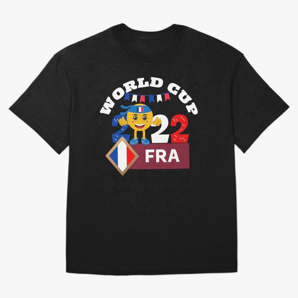 Fifa World Cup 2022. France 2022. Qatar 2022 Oversized T-Shirt Live the Energy of FIFA World Cup 2026 Group Stage Built around Haaland and Mbappe, Spain Energy, Vintage Soccer Flavor, Modern Football Stars, National Flags and Final Night Emotion;