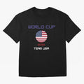 World cup 2022 Team USA Oversized T-Shirt Build Match Day Hype around FIFA World Cup 2026 Group Stage, Messi, CR7 and Mbappe, England, Supporter Pride, Iconic Celebrations, Legendary Names and Global Match Day Energy; Perfect for Fans, Collectors,