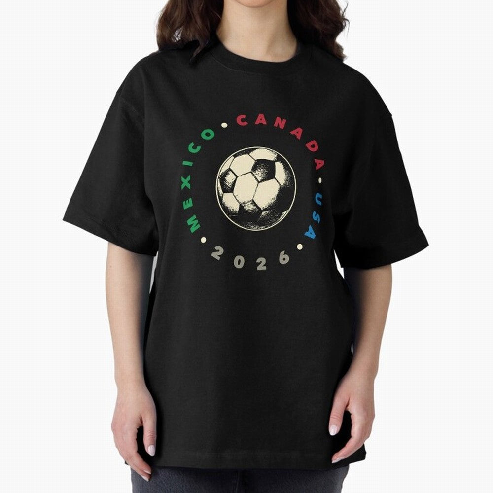 World Cup 2026 T-Shirt_36679031 Oversized T-Shirt Support Iconic Players in FIFA World Cup 2026 Group Stage for Fans of Mbappe and Neymar and Netherlands, Bringing Goal Celebration Energy, Supporter Heritage, Football Icons and Worldwide Tournament