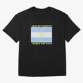 I Love My Country Argentina World Cup 2022 Oversized T-Shirt Bring Home FIFA World Cup 2026 Group Stage for Fans of Neymar, Haaland and Cristiano Ronaldo and Argentina and Brazil, Bringing Global Supporter Spirit, Legendary Goals, National Colors