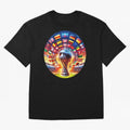 Global Football Fever (The Road to Victory) Oversized T-Shirt Celebrate Rivalries and Pride in FIFA World Cup 2026 USA Canada Mexico Filled with Neymar, France and Portugal Energy, Supporter Pride, Iconic Celebrations, Legendary Names and Global