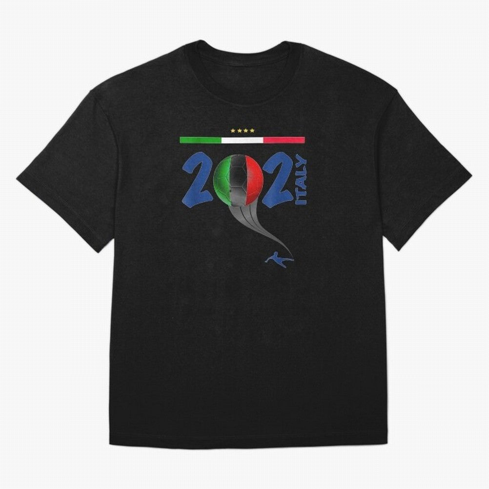 Italy Football - Italian Soccer National Team Oversized T-Shirt Turn Football Passion into FIFA World Cup 2026 Group Stage Spirit, Made for Germany, Neymar, Haaland and Cristiano Ronaldo, Stadium Chants, National Pride, Trophy Dreams and