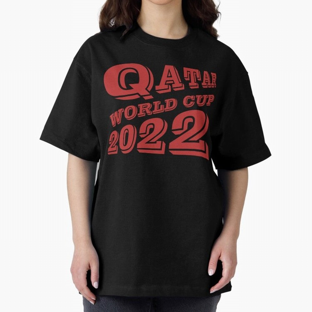 Qatar World Cup 2022 Oversized T-Shirt Turn Football Passion into the FIFA World Cup 2026 Group Stage Journey through Neymar Highlights, Portugal, Spain and Germany Pride, Retro Football Energy, Iconic Rivalries, Trophy Chase Drama and Stadium