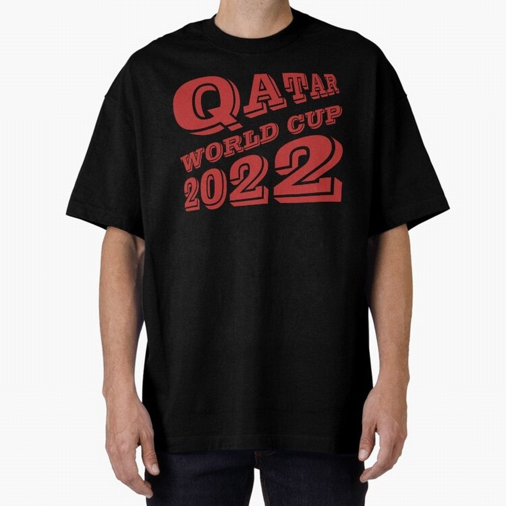 Qatar World Cup 2022 Oversized T-Shirt Turn Football Passion into the FIFA World Cup 2026 Group Stage Journey through Neymar Highlights, Portugal, Spain and Germany Pride, Retro Football Energy, Iconic Rivalries, Trophy Chase Drama and Stadium