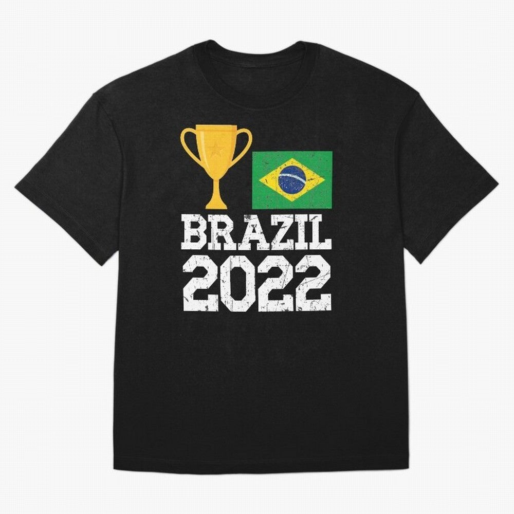 Brazil Soccer Team Fan Football Brazilian Flag 2022 T-Shirt - Brazil T shirt Soccer - Brazil Flag Vintage - Brazilian Oversized T-Shirt Represent Fans Who Live for FIFA World Cup 2026 USA Canada Mexico Inspired by Neymar, Haaland and Cristiano
