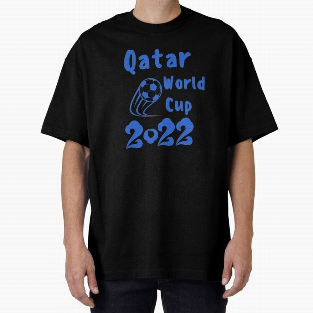 qatar world cup 2022 Oversized T-Shirt Share the FIFA World Cup 2026 Journey through CR7 and Messi Highlights, Brazil, Portugal and Argentina Pride, Fan Favorite Moments, National Team Passion, Big Match Drama and Soccer History; Ideal for Fans Who