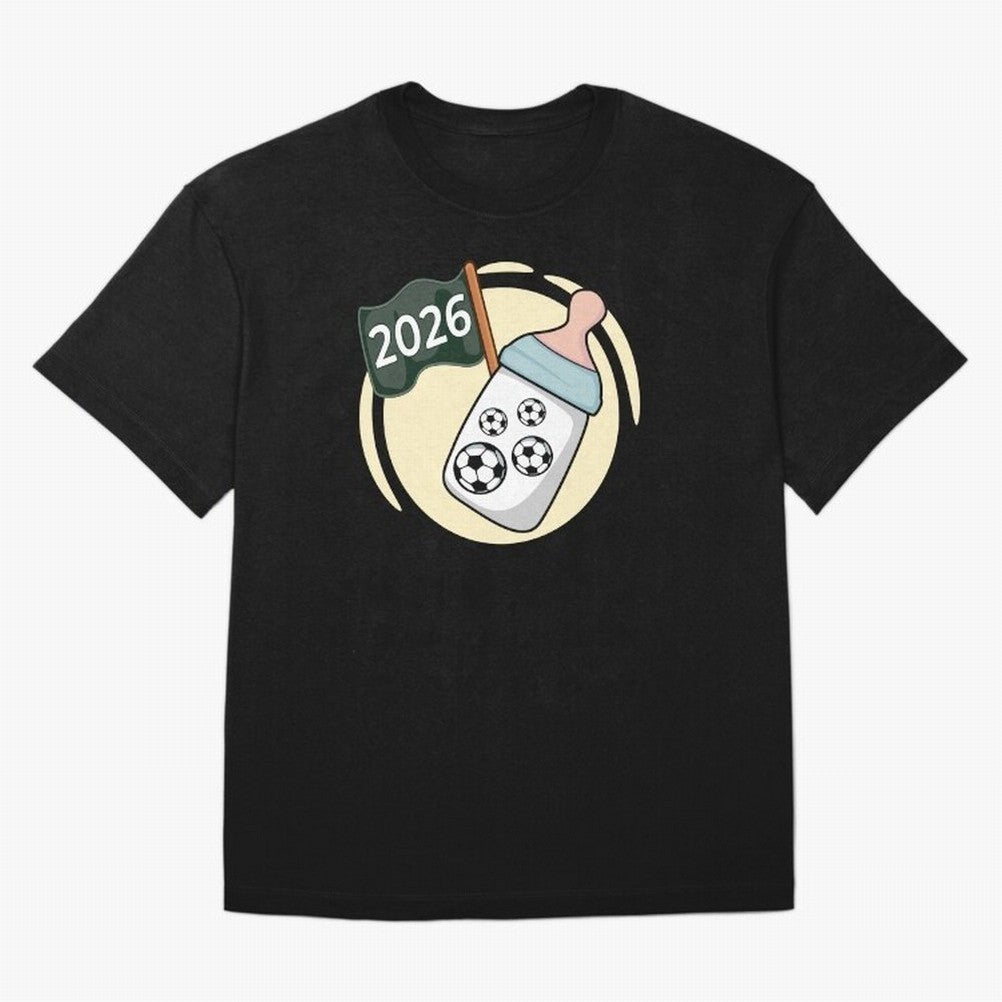 Baby 2026 FOOTBALL Oversized T-Shirt Enjoy FIFA World Cup 2026 Featuring Mbappe, France and Portugal Energy, Tournament Hype, Historic Matchups, Family Viewing Parties and Global Sports Pride; Created for Match Day Parties, Soccer Gifts, Fan