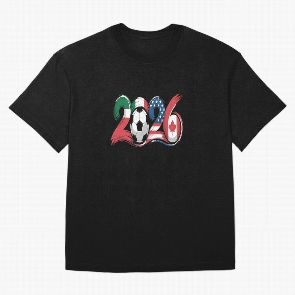 2026 Soccer Play Game Year Players Oversized T-Shirt Celebrate Unforgettable Nights in Global Football Passion for FIFA World Cup 2026 Group Stage, Inspired by Neymar, England and Germany, Sports Nostalgia, International Competition, Famous Players