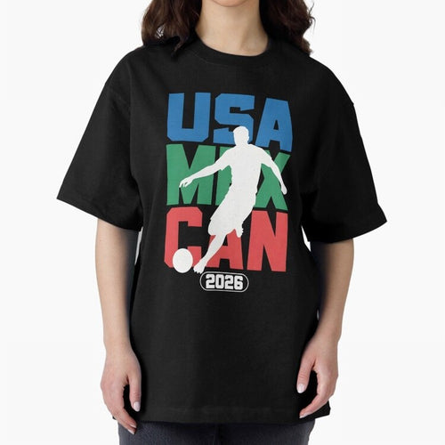 2026 World Cup USA, CAN, MEX Oversized T-Shirt Bring Legendary Rivalry Energy to the FIFA World Cup 2026 Journey through Messi Highlights, Brazil, Portugal and Argentina Pride, Goal Celebration Energy, Supporter Heritage, Football Icons and