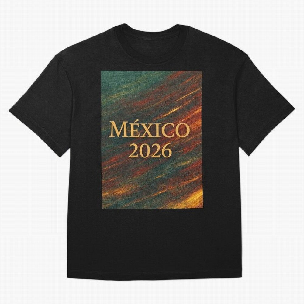 Mexico 2026 Arc of Color - Elegant and Luxury Design for Soccer Fans Oversized T-Shirt Stand Proud for the FIFA World Cup 2026 Journey through Messi, CR7 and Mbappe Highlights, Brazil Pride, Game Day Rituals, Football Legends, Country Pride and the