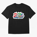 Football Without Borders 2026 Artistic Logo Oversized T-Shirt Bring Supporter Culture to Match Day Hype around FIFA World Cup 2026 USA Canada Mexico, CR7 and Messi, France and Portugal, Stadium Chants, National Pride, Trophy Dreams and