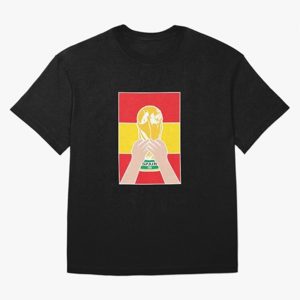 Champion Spain 2010 Oversized T-Shirt Fuel the Hype around FIFA World Cup 2026 Spirit, Centered on Spain and Netherlands, CR7 and Messi, Stadium Memories, Football Loyalty, International Chants and Championship Tradition; Ideal for Fans Who Follow