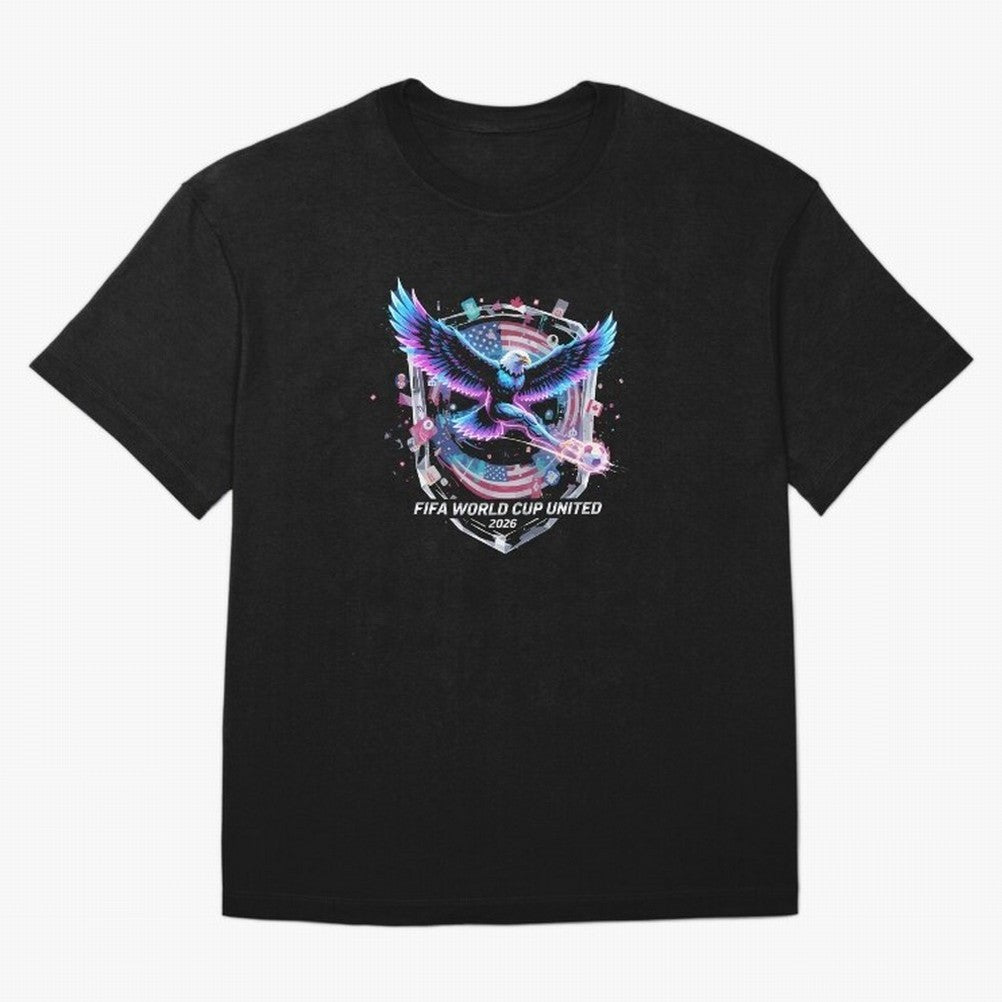 FIFA World Cup 2026 United Eagle Soccer Art T-Shirt_86867742 Oversized T-Shirt Bring Champion Energy into Global Football Passion for FIFA World Cup 2026 Group Stage, Centered on CR7, Netherlands, Global Supporter Spirit, Legendary Goals, National
