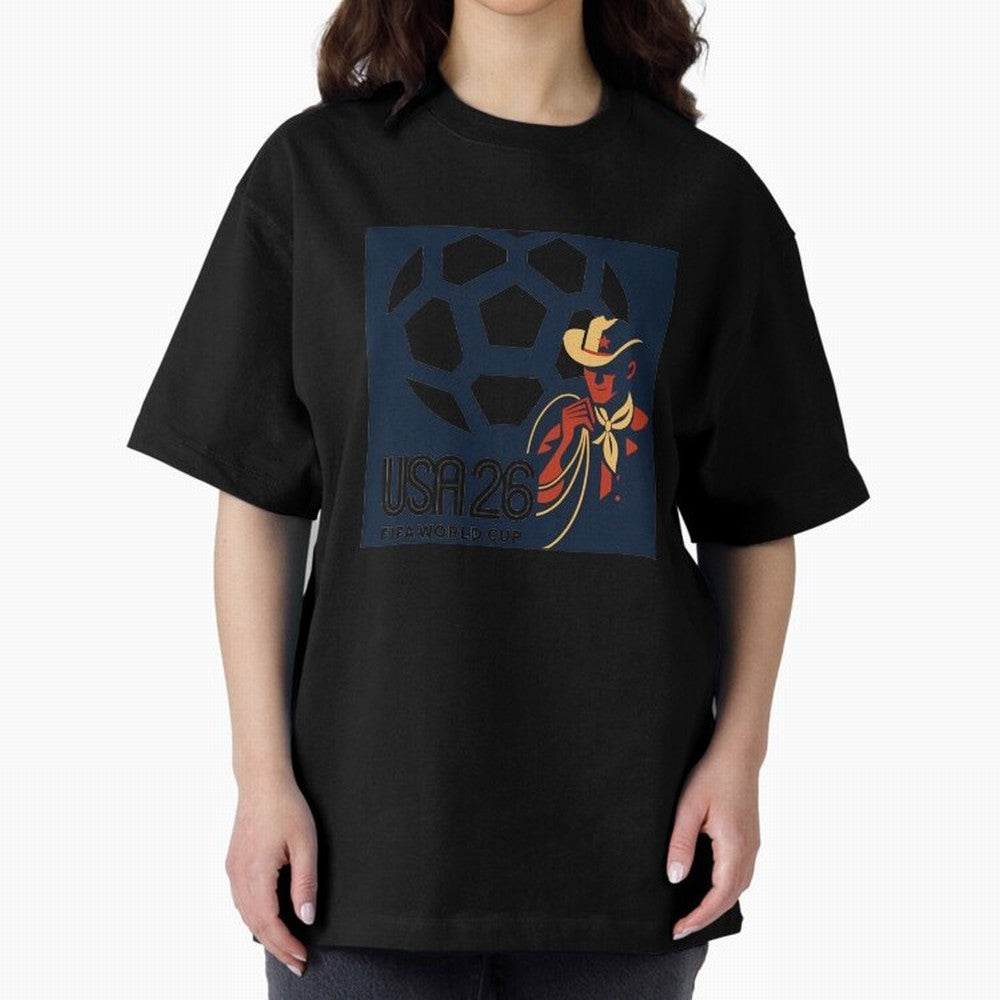 FIFA 2026 T-Shirt_87943139 Oversized T-Shirt Turn Football Passion into Match Day Hype around FIFA World Cup 2026 Group Stage, Haaland, Spain and Netherlands, Stadium Chants, National Pride, Trophy Dreams and Unforgettable Football Memories; Great