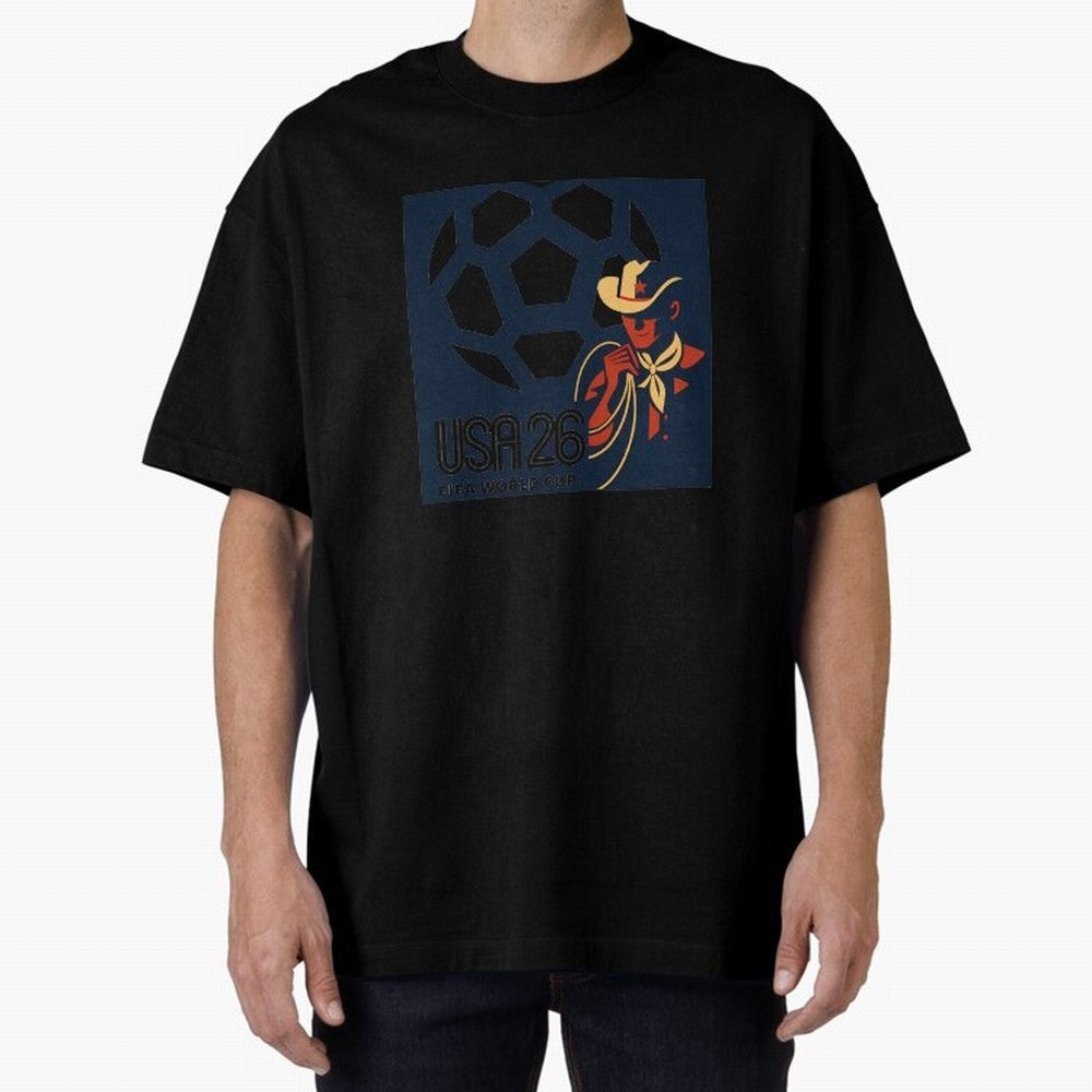 FIFA 2026 T-Shirt_87943139 Oversized T-Shirt Turn Football Passion into Match Day Hype around FIFA World Cup 2026 Group Stage, Haaland, Spain and Netherlands, Stadium Chants, National Pride, Trophy Dreams and Unforgettable Football Memories; Great