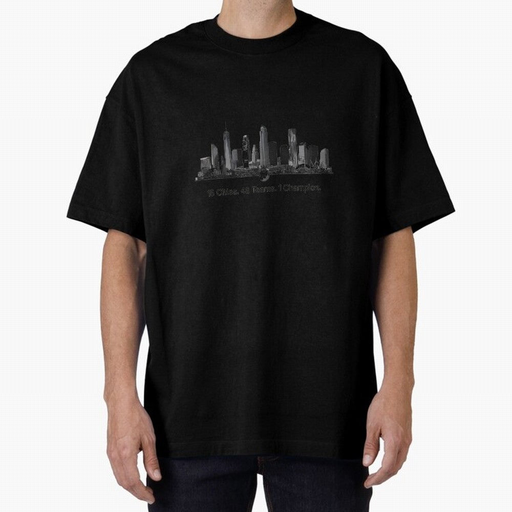 16 Cities 48 Teams 1 Champion World Cup 2026 Soccer T-Shirt_83656371 Oversized T-Shirt Stand Proud for Global Football Passion for FIFA World Cup 2026 Group Stage, Centered on Mbappe and Neymar, Germany, Soccer Culture, Superstar Moments, National