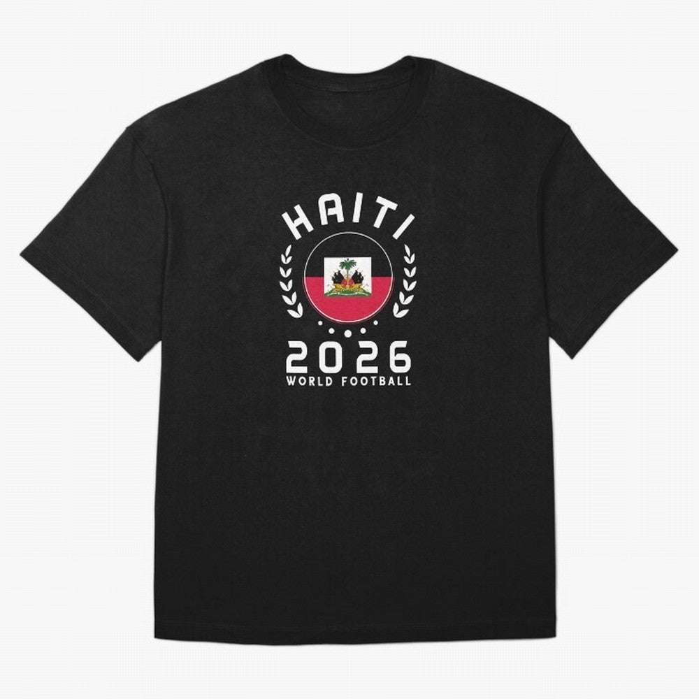 World Cup 2026 Haiti Football Fan Haitian Supporter T-Shirt_84687246 Oversized T-Shirt Support Iconic Players in FIFA World Cup 2026 USA Canada Mexico Capturing CR7 and Messi, Argentina and Brazil Energy, Champion Mindset, Group Stage Buzz,