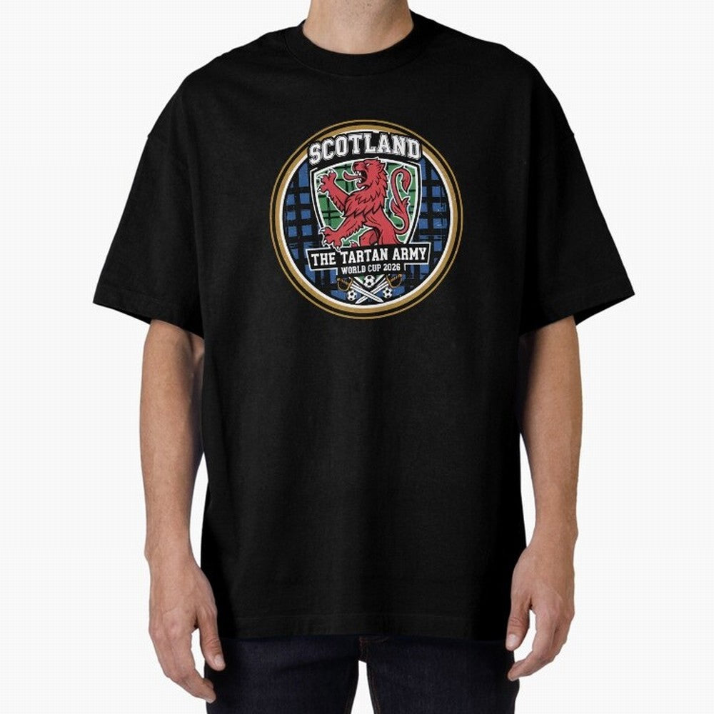 Scotland World Cup 2026 - Tartan Army Football Fan, USA Mexico Canada T-Shirt_84153647 Oversized T-Shirt Cheer through Every Moment of the FIFA World Cup 2026 USA Canada Mexico Journey through Messi, Neymar and Mbappe Highlights, Germany Pride,