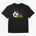 USA 2026- Germany Oversized T-Shirt Bring Match Day Fire to the FIFA World Cup 2026 Group Stage Journey through CR7 Highlights, Argentina Pride, Vintage Soccer Flavor, Modern Football Stars, National Flags and Final Night Emotion; Made for
