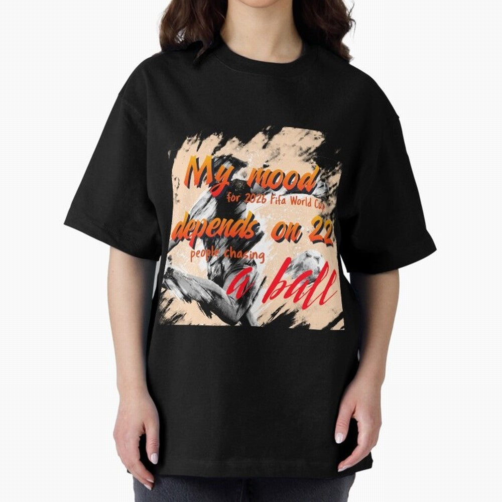 2026 World Cup T-shirt Oversized T-Shirt Fuel Your Fan Pride for FIFA World Cup 2026 USA Canada Mexico Made for Messi, Neymar and Mbappe, Germany Energy, Game Day Rituals, Football Legends, Country Pride and the Road to the Final; Perfect for Fans,