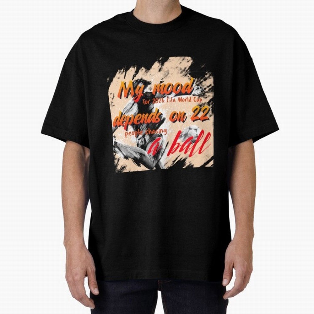 2026 World Cup T-shirt Oversized T-Shirt Fuel Your Fan Pride for FIFA World Cup 2026 USA Canada Mexico Made for Messi, Neymar and Mbappe, Germany Energy, Game Day Rituals, Football Legends, Country Pride and the Road to the Final; Perfect for Fans,